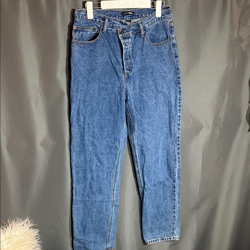 Straight Blue Jeans